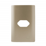 Placa 4X2 p/ Tomada - Novara Champanhe